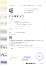 Certificate ESČ