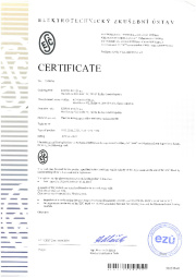 Certificate ESČ