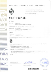 Certificate ESČ