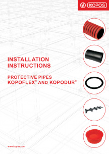 Installation instructions - Protective pipes KOPOFLEX® and KOPODUR®